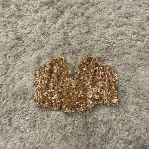 Out from Under Gold Corset